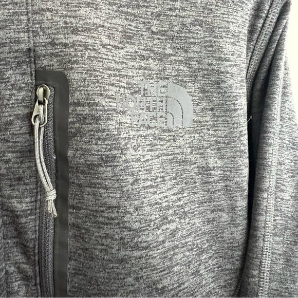 The North Face Pullover Gray 1/4 Zip Fleece Outdoors Hiking Jacket Men’s Medium - Picture 3 of 9